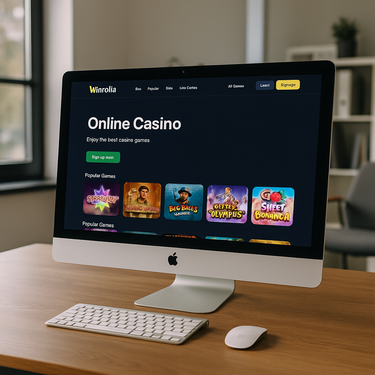 Winrolla Casino - Desktop Platform Design - User Interface